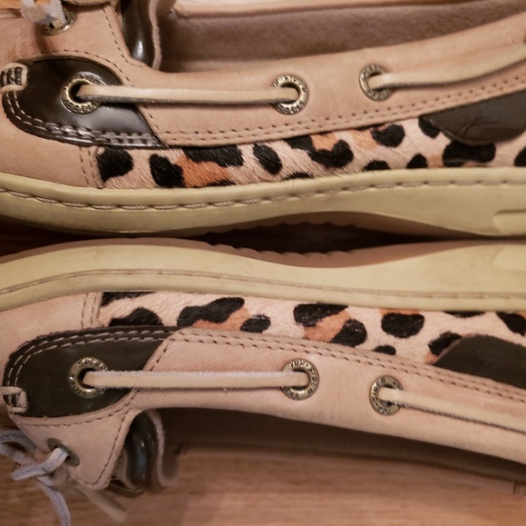 cheetah print sperrys